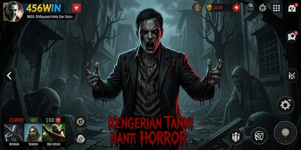 Screenshot gameplay menampilkan ketegangan menakutkan di dalam 456WIN.