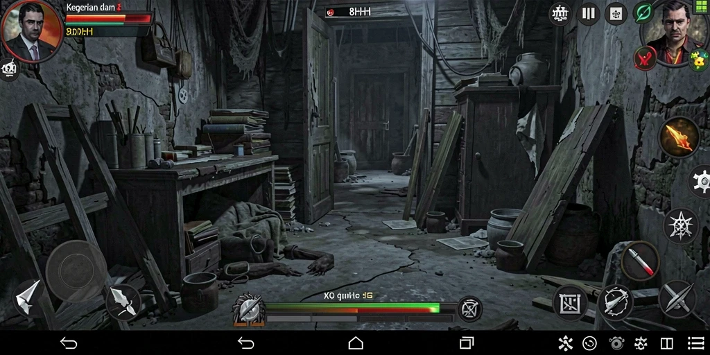 Gameplay mencekam di dunia horor 8HHH.