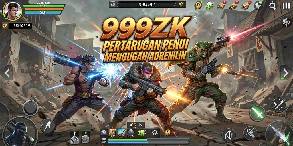 Gameplay agresif dan karakter unik di 999ZK.