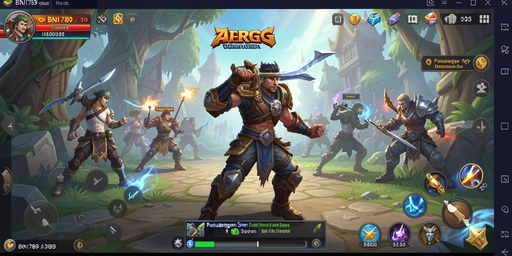 Gameplay menakjubkan dalam BNI789 yang penuh aksi.