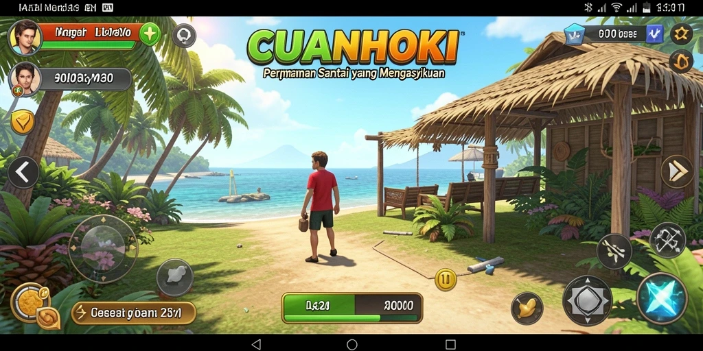 Gameplay seru dan mengasyikkan dalam CUANHOKI.