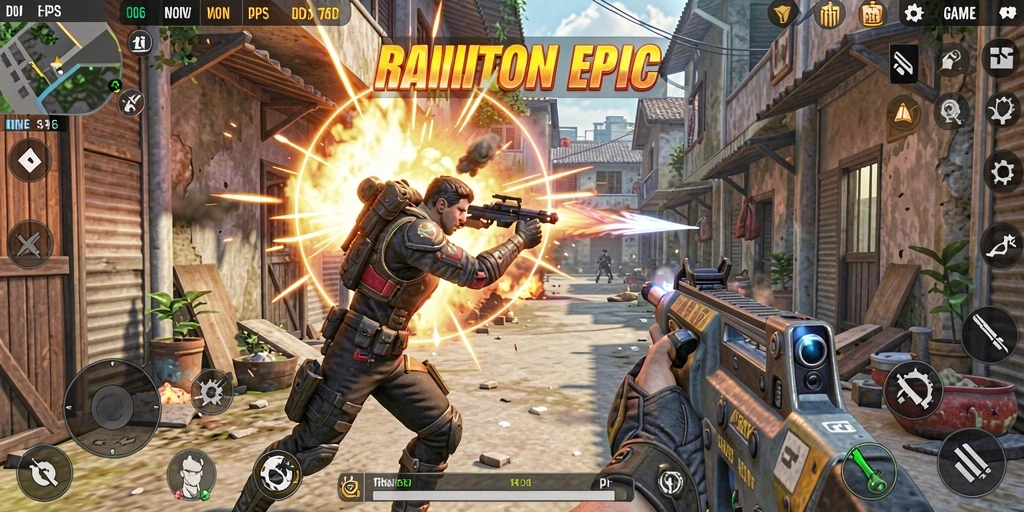 Gameplay D06 menampilkan pertarungan epik dan grafis menakjubkan.