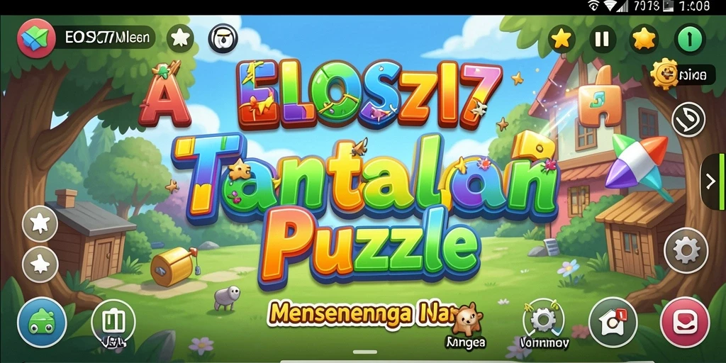 Screenshot gameplay <strong>EOS77</strong> menampilkan teka-teki menarik dan tantangan seru.