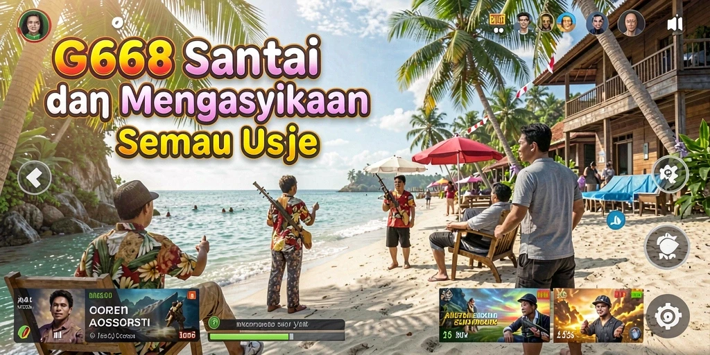 G668 menampilkan gameplay yang seru dan penuh warna.