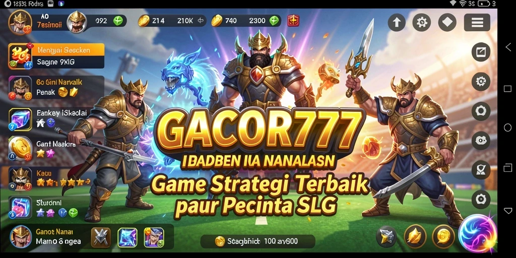Tampilan gameplay GACOR777 yang penuh strategi dan aksi.