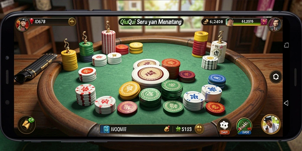 Tampilan gameplay QiuQiu yang seru di ID678.