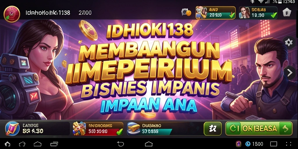Tampilkan gameplay mendebarkan dan inovatif dari IDRHOKI138.