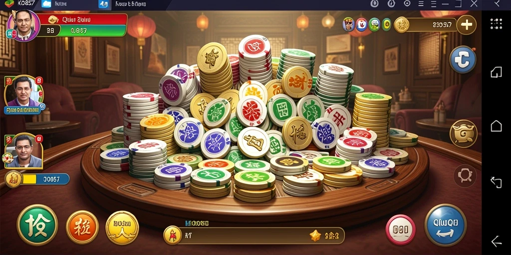 Screenshot gameplay KO857 menunjukkan aksi QiuQiu yang seru.
