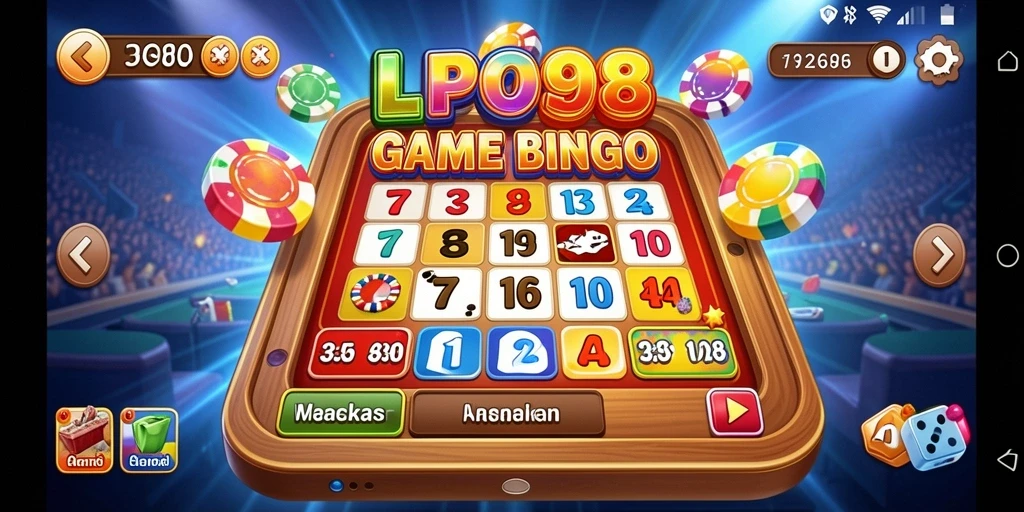 Screenshot gameplay LPO88 menampilkan keseruan permainan Bingo yang mengasyikkan.