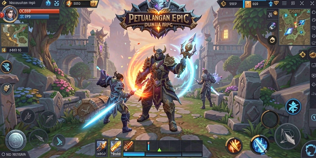 Tampilan seru dari gameplay OCE69 yang penuh aksi.