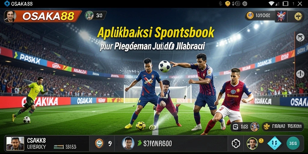 Screenshot utama OSAKA88 menampilkan fitur taruhan olahraga dengan antarmuka yang menarik.