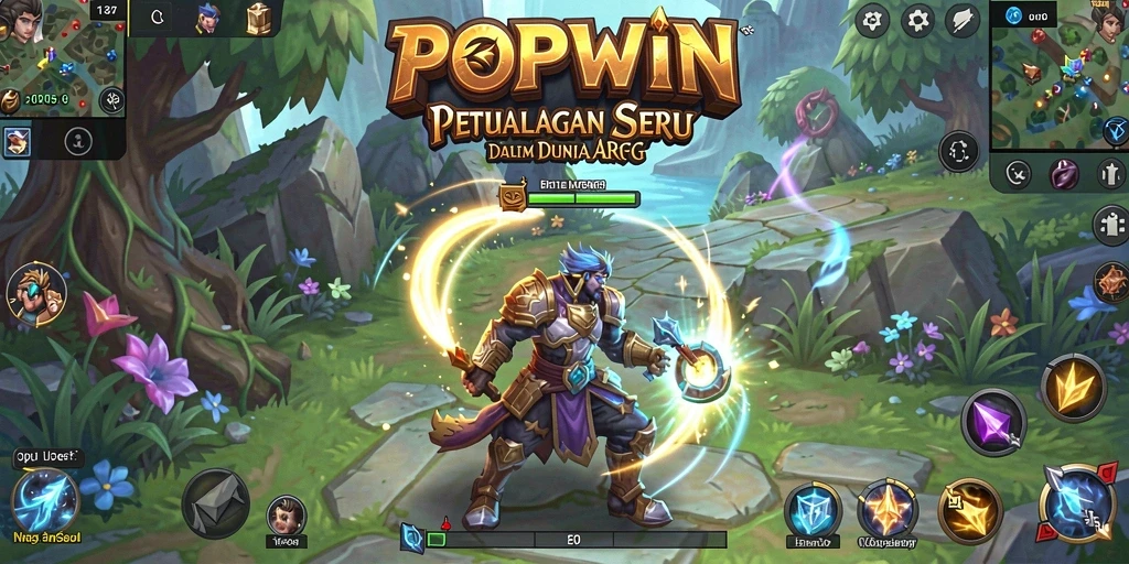 Tampilan gameplay ARPG yang menegangkan di POPWIN.