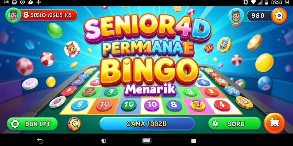 Tampilan gameplay menarik dari aplikasi bingo SENIOR4D.