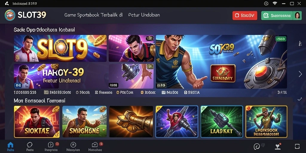 Tampilan gameplay SLOT39 yang menarik dan interaktif.