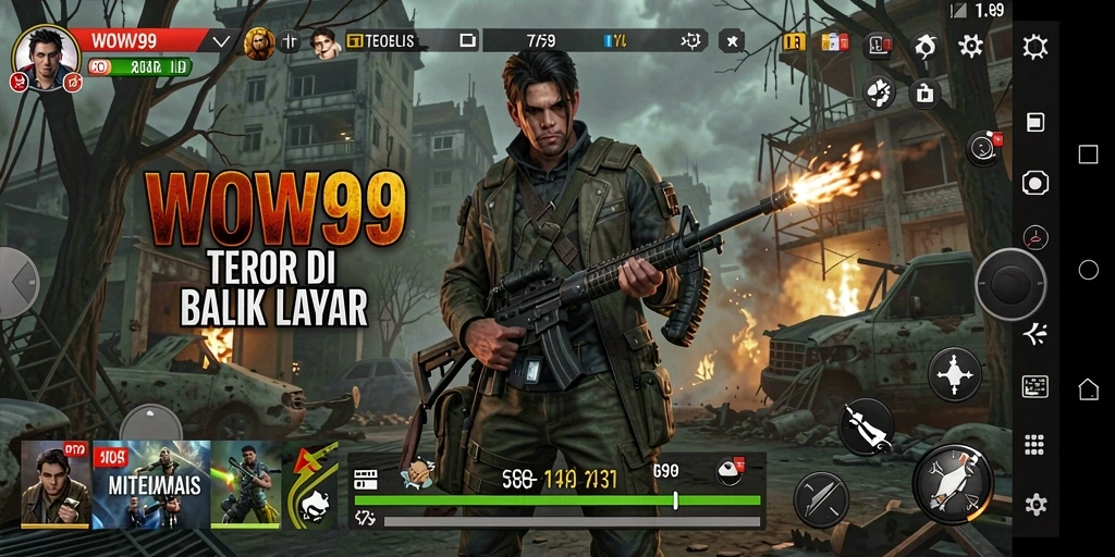 Tampilan gameplay yang menegangkan dalam suasana Horror.