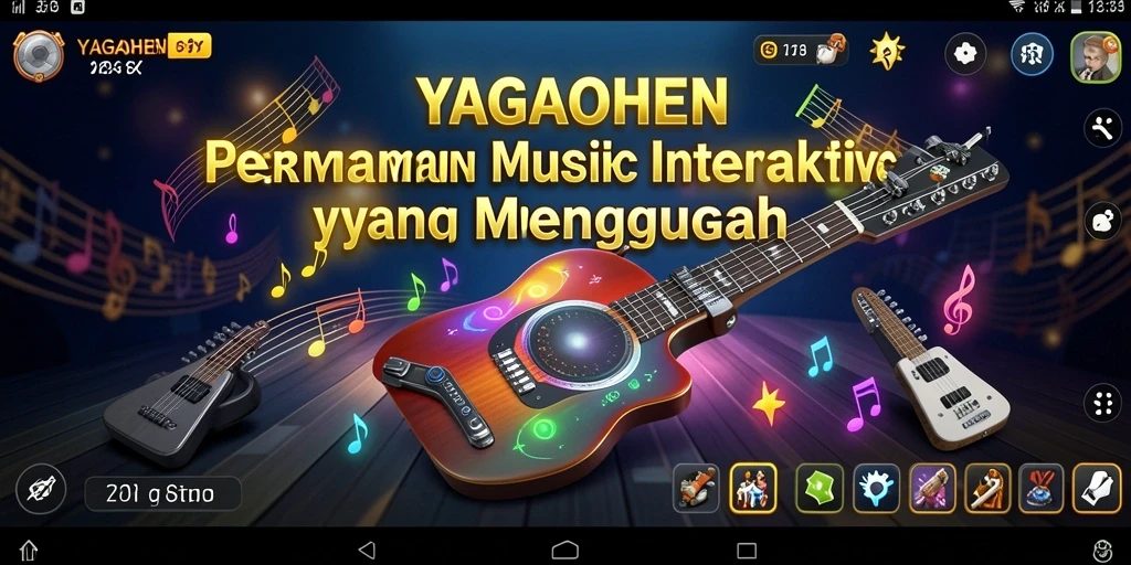 Tampilan gameplay YAGAOHEN yang penuh warna dan interaktif.